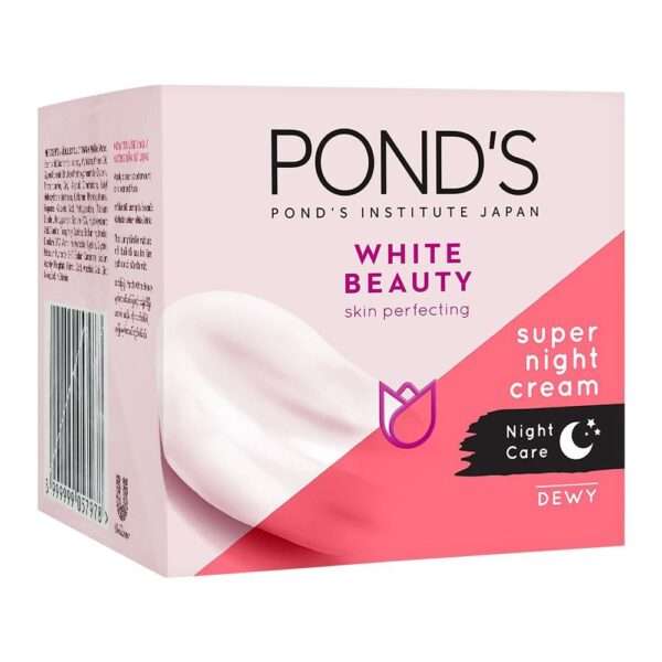 Pond's White Beauty Skin Perfecting Super Night Cream, Dewy