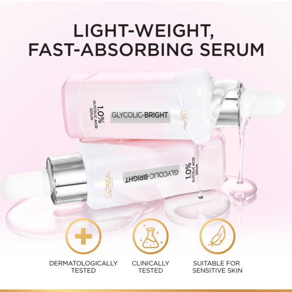 LOreal Paris Glycolic Bright Instant Glowing Face Serum - Image 3