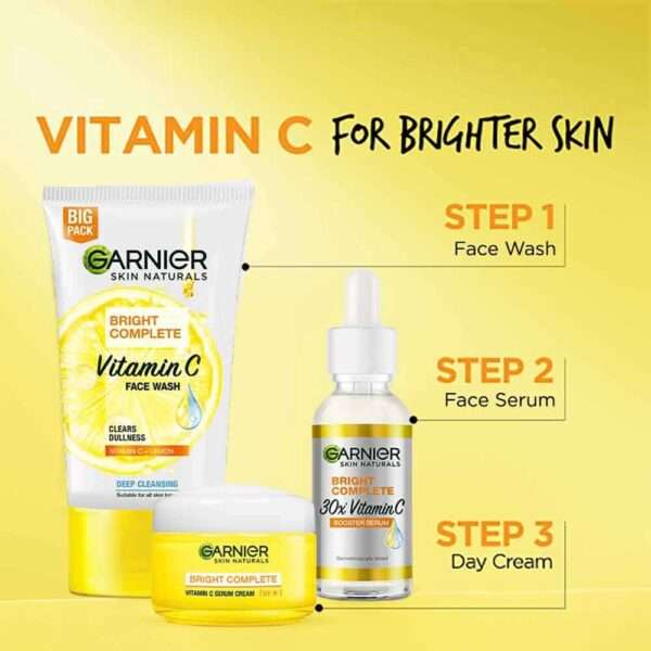 Garnier Bright Complete Vitamin C Facewash - Image 4