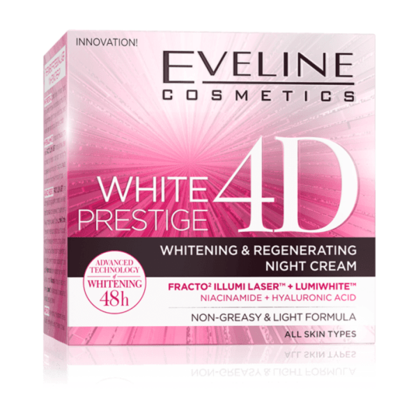 Eveline White Prestige 4D Intensive Skin Whitening Night Cream