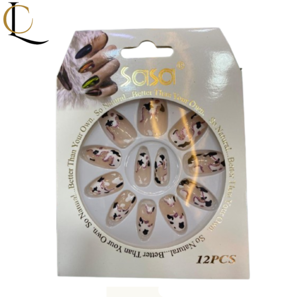 Artificial Nails Black & White (12pcs)