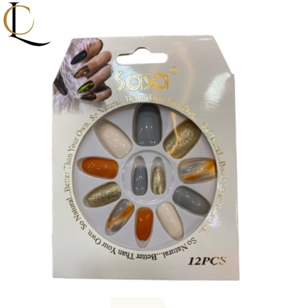 Artificial Nails Mix Colors (12pcs)
